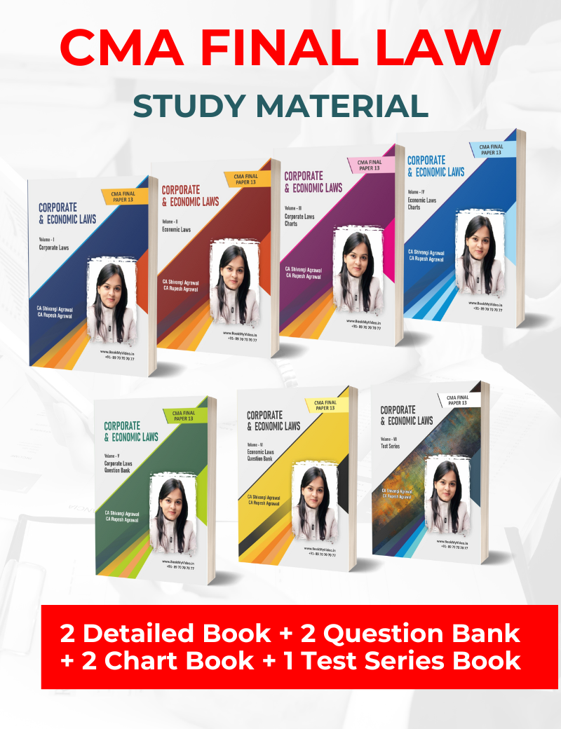 CMA Final Law Books for Dec 2024/ June 2025 Book My Video